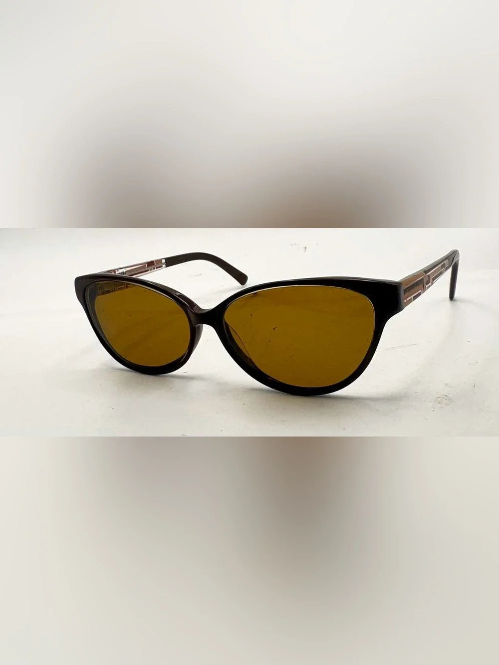 SRO S705 Brown Oval Sunglasses Frames Only